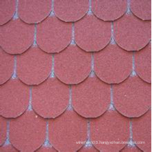 Colorful Fish Scale Asphalt Shingle of Fashion Style